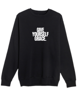 Give Yourself Grace Crewneck - Black