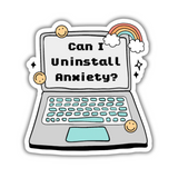 Can I Uninstall Anxiety Laptop Sticker