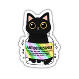 Cat Antidepressant Sticker