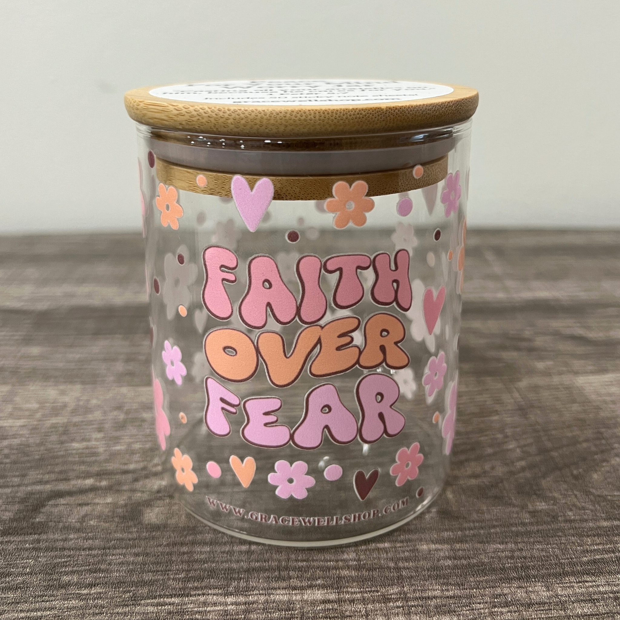 Faith Over Fear Worry Jar