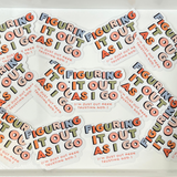 Figuring It Out As I Go (I'm Just Out Here Trusting God) Sticker