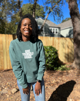 Give Yourself Grace Premium Garment Dyed Crewneck - Original Green