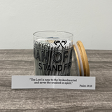 Grace Through Grief (Man of God Stand Firm) Grief Jar