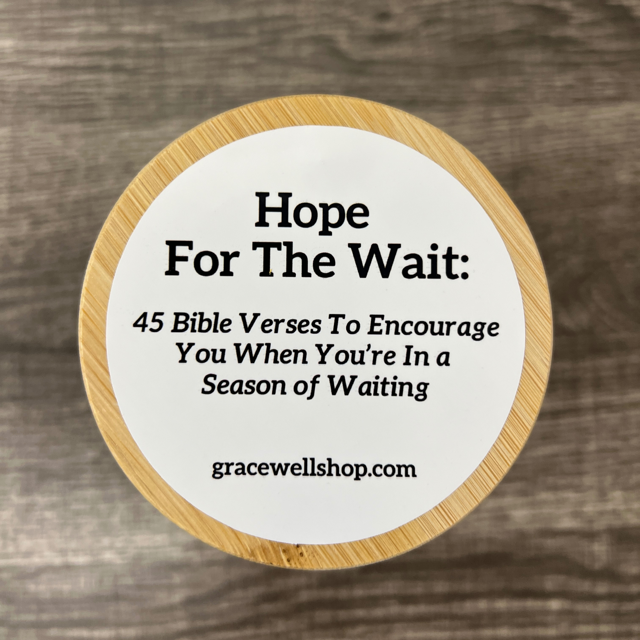 Hope For The Wait (The Lord, My Rock) Jar