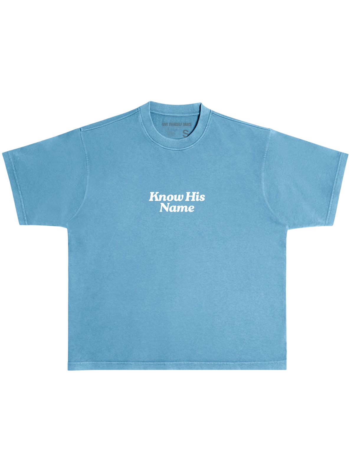 Know His Name Heavyweight Tee