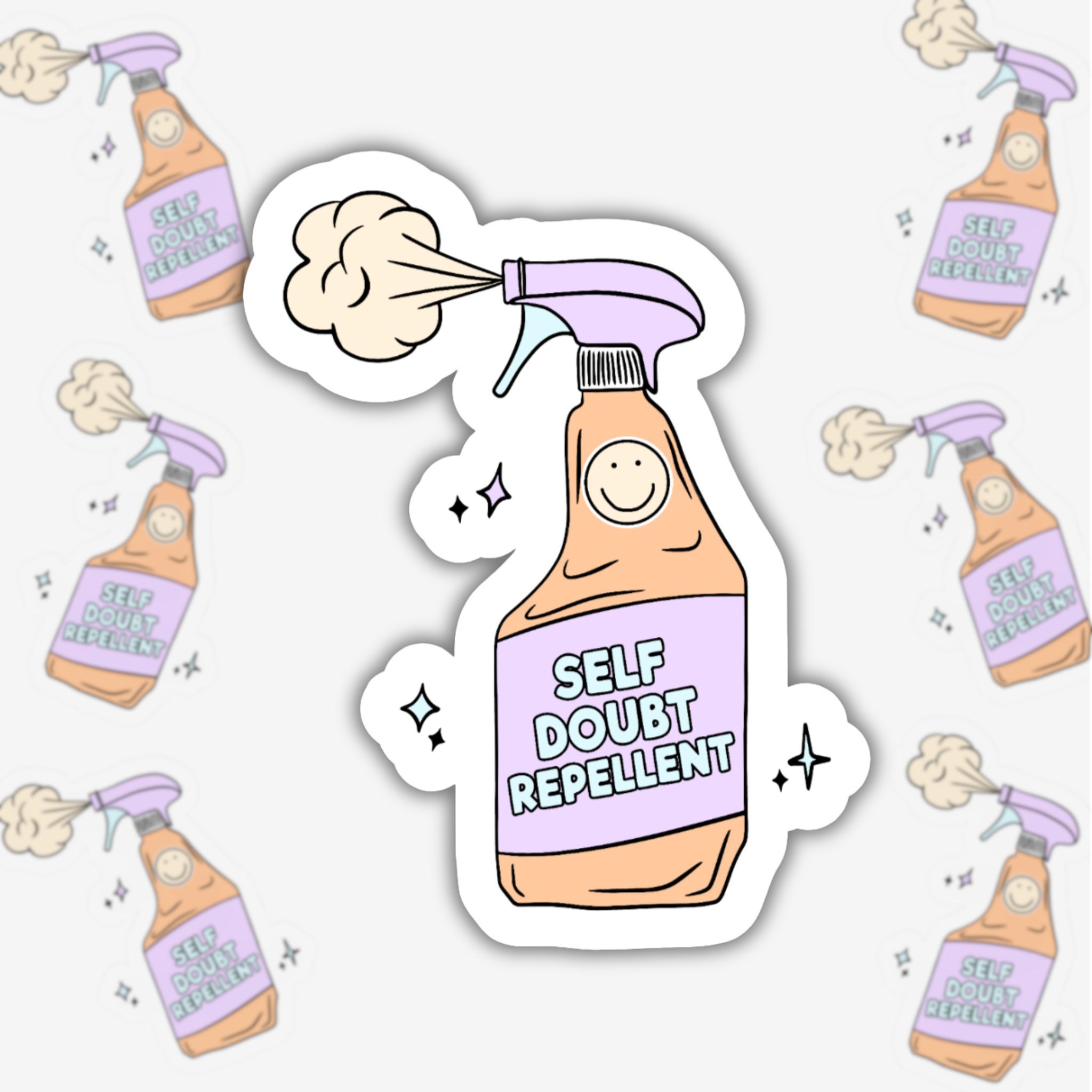 Self Doubt Repellent Sticker