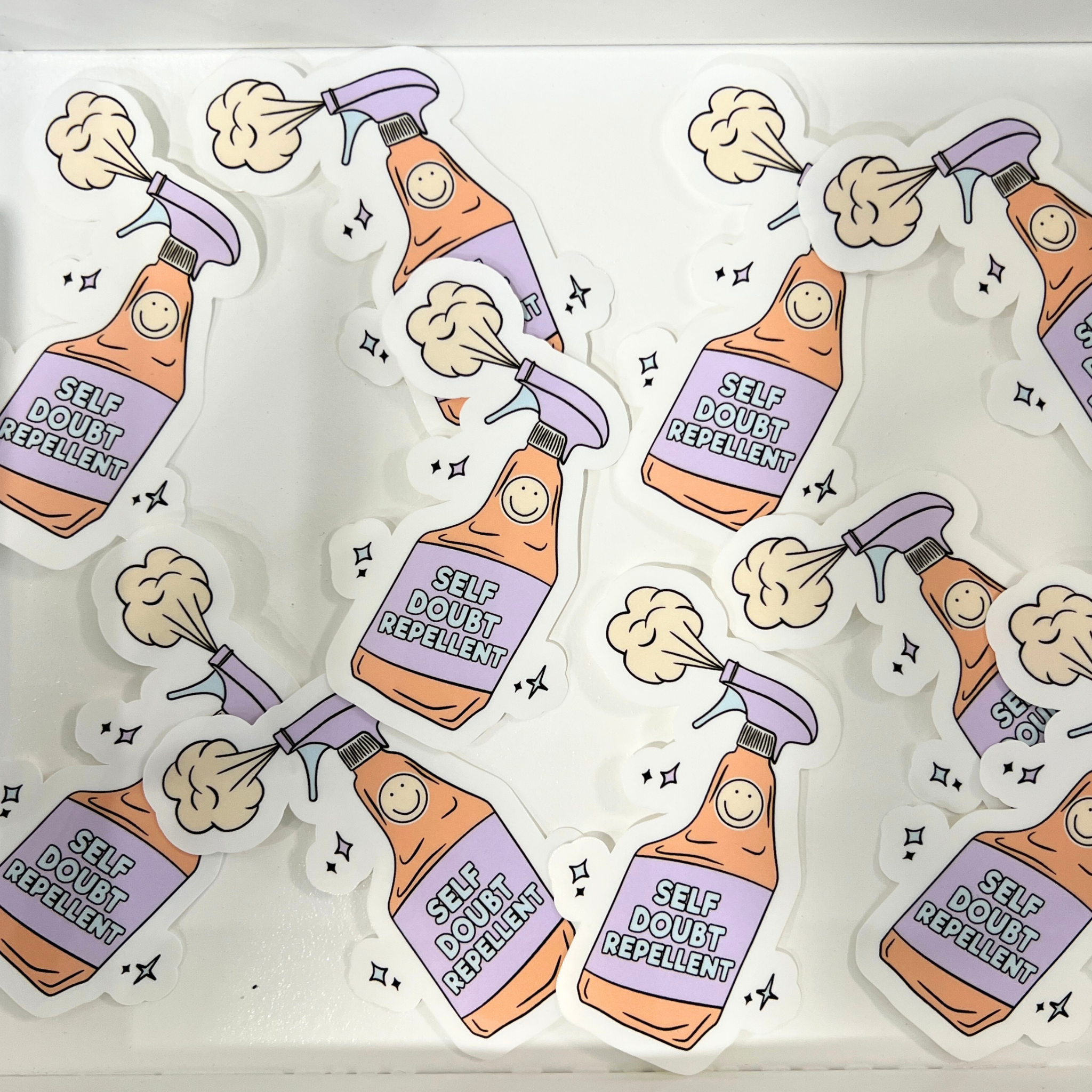Self Doubt Repellent Sticker