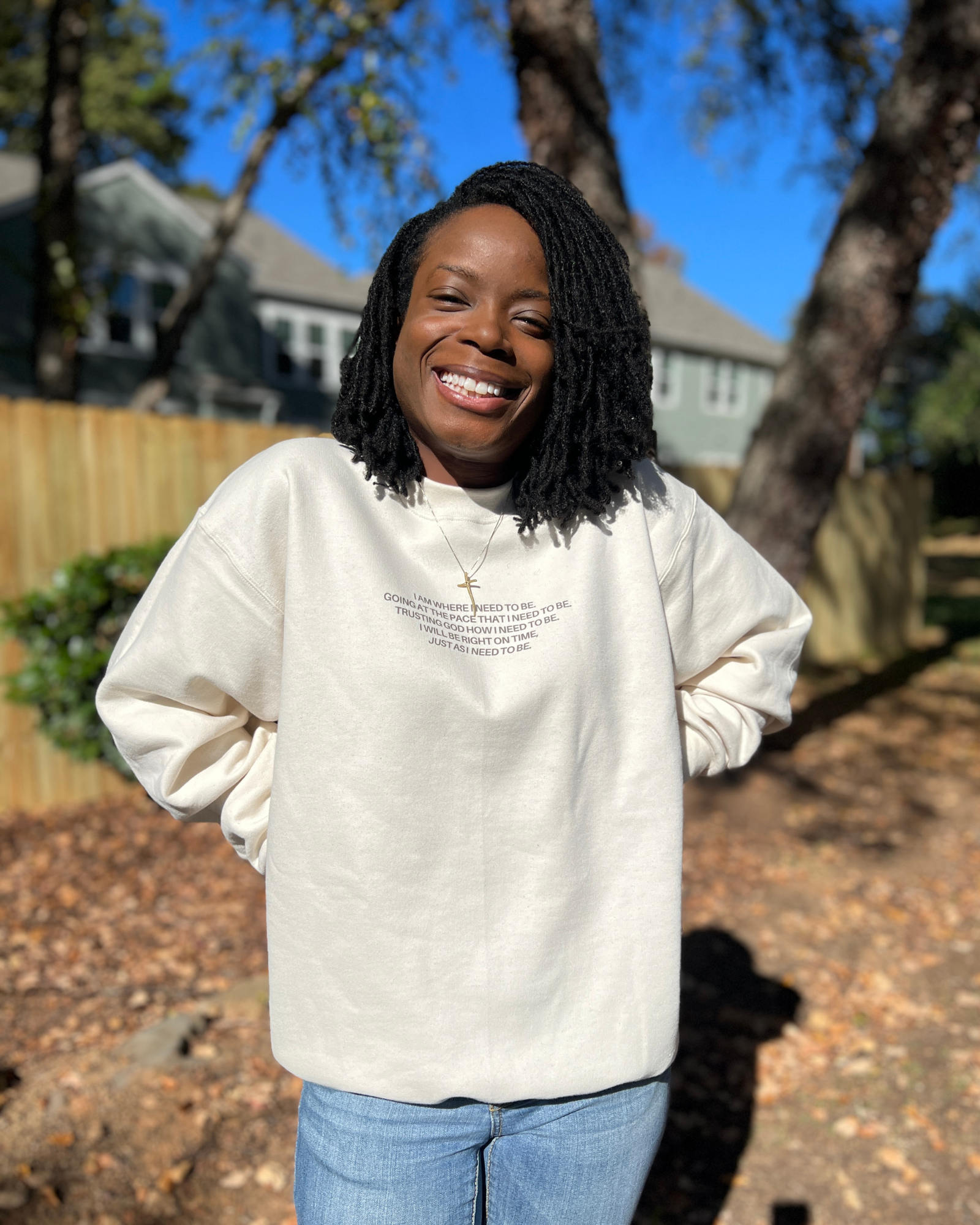 You Will Be Right On Time Crewneck