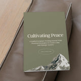 Christian Anxiety Journal | Guided Scripture Writing for Mental Health | Cultivating Peace Faith-Based Journal | Christian Self-Care Book