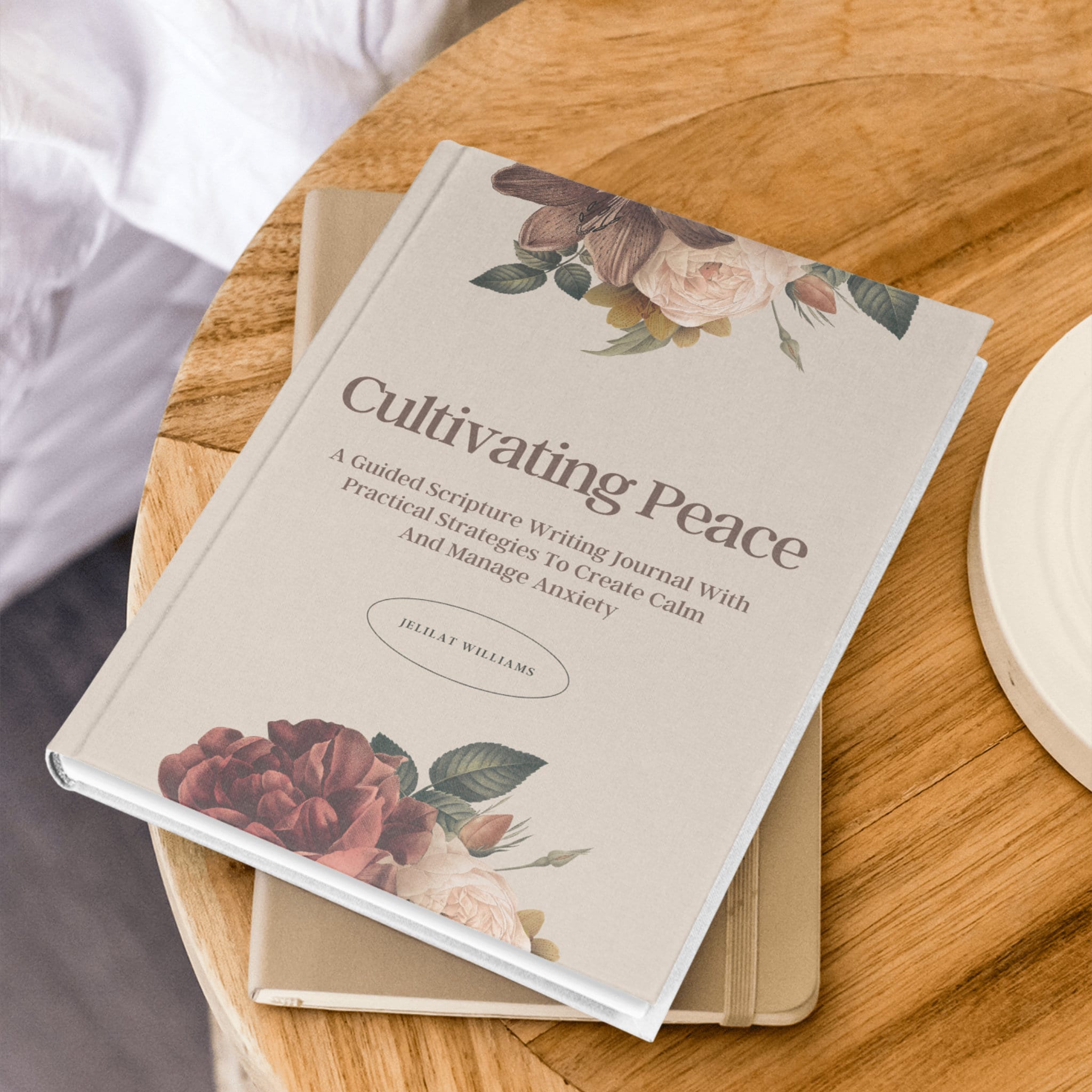 Christian Anxiety Journal | Guided Scripture Writing for Mental Health | Cultivating Peace Faith-Based Journal | Christian Self-Care Book