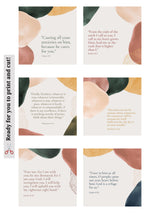 60 Printable Breath Prayer Scripture Cards, Christian Anxiety Relief Gift, Scripture Meditation, Affirmations and Encouragement, faith cards