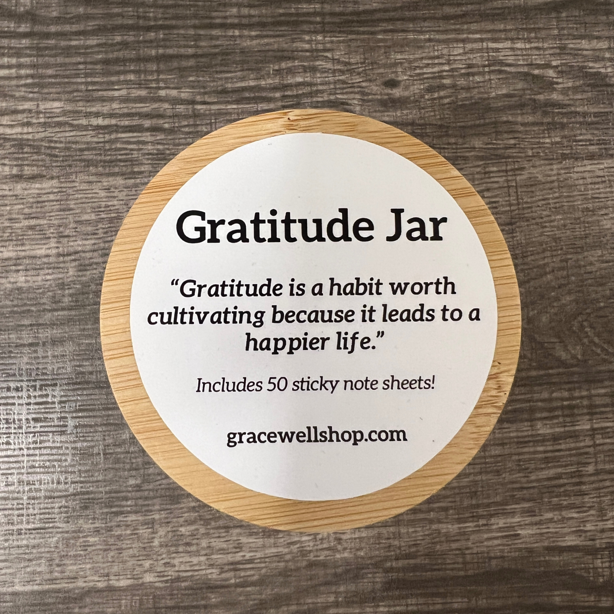 Plant Seeds of Gratitude, Gratitude Jar