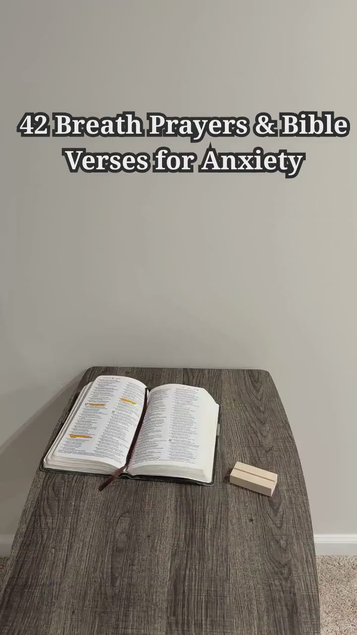60 Printable Breath Prayer Scripture Cards, Christian Anxiety Relief Gift, Scripture Meditation, Affirmations and Encouragement, faith cards