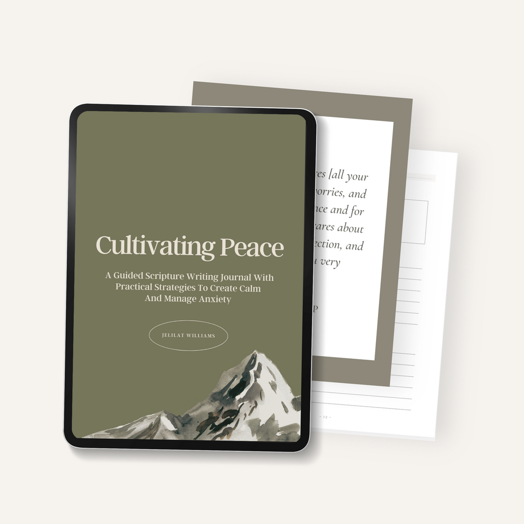 Cultivating Peace: A Guided Scripture Writing Journal With Practical S ...