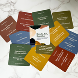 Ready, Set, Breathe: 42 Bible Verses And Breath Prayers For Your Anxious Moments Card Deck